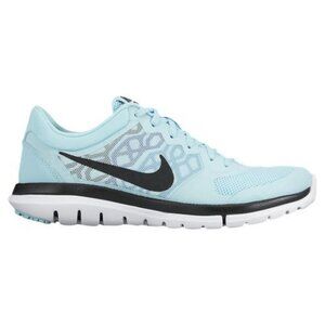 NIKE Women's Flex Run 2015 Trainer Shoes Size 8.5 In Aqua Marine